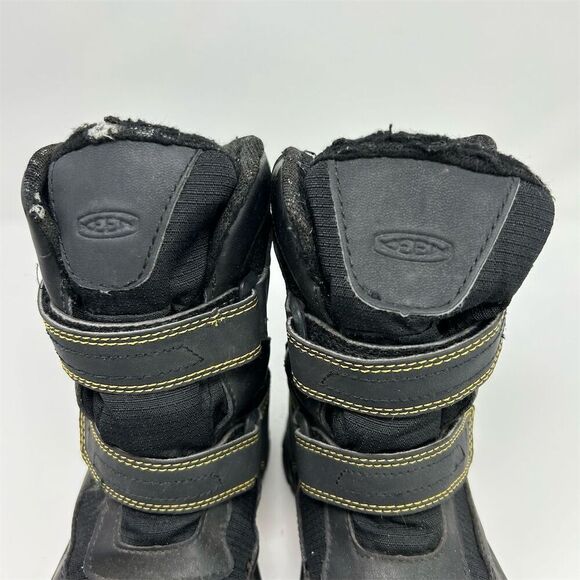 Keen Kids Kalamazoo High Winter Warm Snow Boots Black Size 4Y Boys Outdoors - Picture 6 of 14